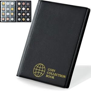 120칸 동전 수집책 직접 삽입 기념주화 고정책 앤티크 코인 스탬프 앨범