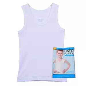 학생속옷 부드럽고 깔끔한 순면 백색 남아동런닝 나시 주니어런닝 편한속옷 서치