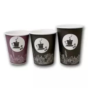 한솔 디자인 종이컵 한줄 50개 13oz 커피컵 정수기컵 커피