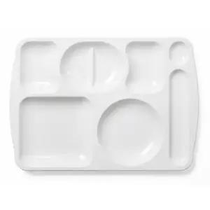 군대식판 PC 식판 4찬 수저 성인 급식 구내식당 학교 관공서