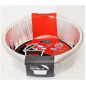 은박냄비 일회용 은박원형직화냄비 1450ml 3P