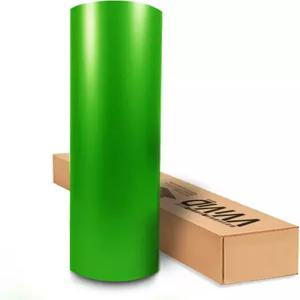매트 라임 그린 60인치 x 1피트 자동차 랩 비닐 롤 에어 릴리스 3MIL-ViViD8