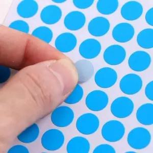 일기꾸미기 스카이 다이어리꾸미기 스티커 컬러 원형 60매세트 (10mm)