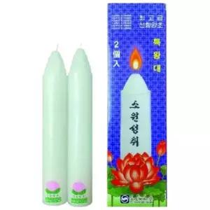 [에이치플러스몰]선향특왕대 2입 x 30개 1박스 절향 불교 사찰 선향양초 기도 소원