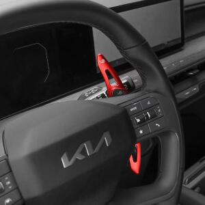 기아 EV9 GT L 2023 자동차 차량용 호환 스티어링 휠 DSG 시프트 패들 확장 기어 스티커 장식 호환 액세서