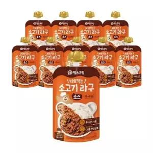 남양 맘스쿠킹 바로먹는 소고기 라구소스 100g 10개
