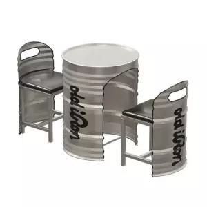 고기집 테이블 빈티지 드럼통 포차 식당 고깃집 철제 레트로