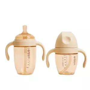 (정품) 블루마마 PPSU 빨대컵 2종 세트 역류방지 어린이집 유아물병 180ml 300ml