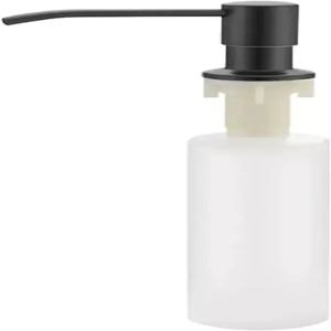 주방 세제 디스펜서 싱크대용 카운터 비누 리필 카운터탑 펌프 로션 내장 색상 블랙 350ml