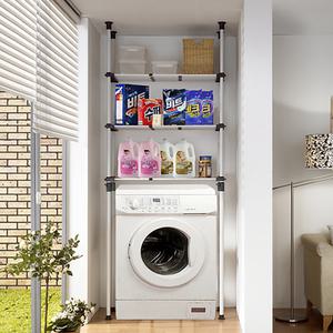 왕자 더블기둥3단 너비조절 선반 행거