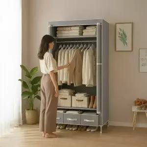  [베스트 옷장 모음전] 조립식 비키니옷장 이동식 행거 원룸 옷장 큐브옷장 리빙박스 수납함 이불 보관함 고정식 틈새 폴행거 옷수납 모듈 베란다 바지정리 모자 플라스틱 거치대