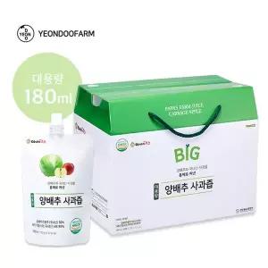 [연두팜] 돌려따는) BIG 아빠의주스 양배추사과즙 180ml 30개입 한박스