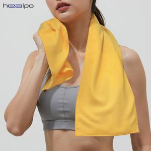 [힐포] 국산 항균 스웨이드 스포츠타올 1p 건식 극세사 인쇄 제작 운동 등산 수영 헬스타월 100x20