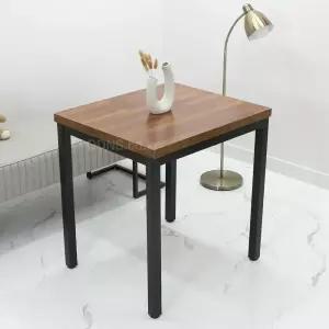 업소용 2인용 보조 식탁 750 x 600 튼튼한 조립식 철제 프레임 LPM 테이블