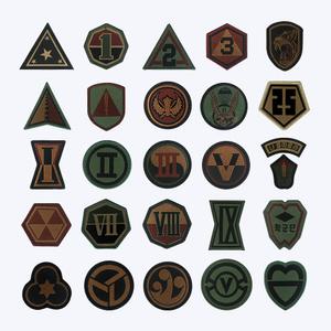 벨크로 사단 부대 마크 패치 국방 육군 부대별 약장