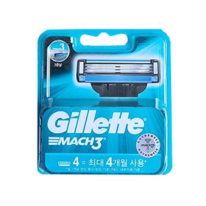 질레트 마하3면도날4개입/