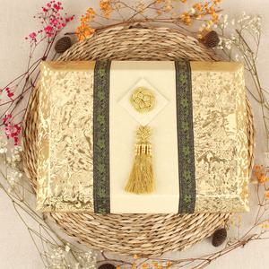 황금 소_4 한지상자 한과박스 떡포장 곶감 정육 명절선물 설날 전통 예단 고기 이바지 건어물 함