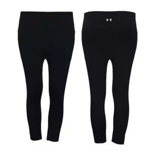 언더아머 여성 메리디언 크롭 하이라이즈 타이즈 레깅스 1355915-001