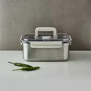 [본사직영] 락앤락 숨쉬는 스텐 김치통 직사각 5.3L (LST831B)