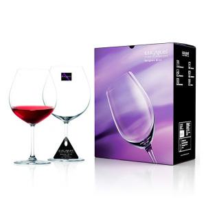 루카리스 방콕 블리스 버건디 크리스탈 와인잔, 2개