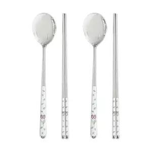 [롯데백화점]코렐코디네이츠 플럼 수저2벌세트