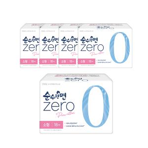 순수한면 제로 날개형, 소형, 18매, 5개