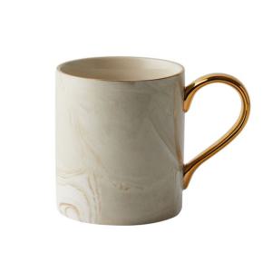 까사무띠 마블 골드핸들, 350ml, 아이보리, 1개