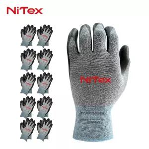 나이텍스 FIT 챠콜 NBR 코팅장갑 10켤레 세트