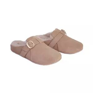 핏플랍 퍼슬리퍼 크리시 시어링 겨울 여성 뮬 FK2-137 베이지