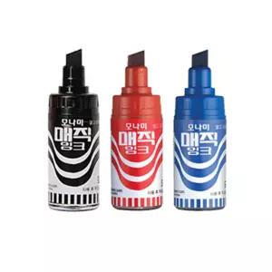 모나미 사각닙 유성매직 병매직 1다스(12개)