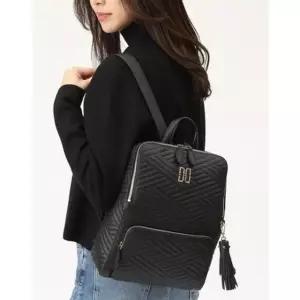 [갤러리아] DCBA4E369BK 닥스 블랙 칼라일 가죽 백팩