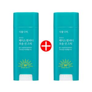 [2개기획]식물나라 산소수 페이스 앤 바디 보송 선스틱 30g(SPF50+)