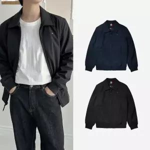 [타미힐피거] 남성 코튼 코치 자켓
