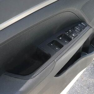 더뉴아반떼 AD 윈도우 스위치 버튼 카본 패널 기스방지 커버 데칼 스티커 용품