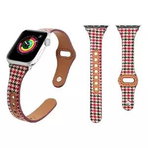 애플워치 호환 클래식 체크 스트랩 42-44-45mm레드-WC565A5