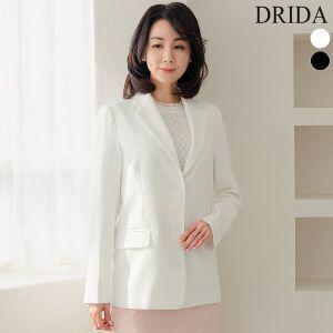 [엄마옷드리다] 봄 가을 간절기 슬림핏 정장 스판 빅사이즈 카라 싱글 자켓 40 50대 중년여성 .._P35994...