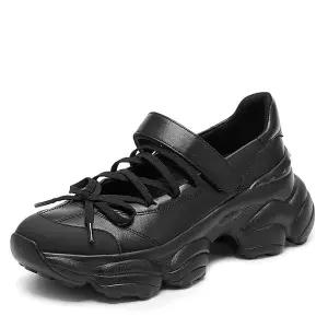 [STACCATO](신세계 사우스시티)여성 메리제인 운동화 CHUNKYBALLET_ECE80BLK