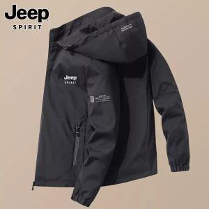Jeep 봄 가을 신상 캐주얼 상의 후드 남성 작업복 점퍼 자켓