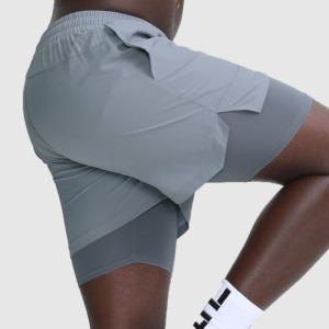 남성 트레이닝 반바지 숏 러닝 스포츠 2중 레깅스 쇼츠 헬스 운동용