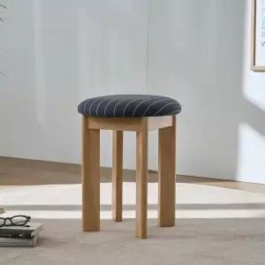 [모던하우스] 클로드 원목 스툴 그레이