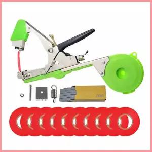 서령 new 농작물 자동 결속기세트  테이프 11롤 구성) 원예용 고추 가지 오이 묶기 테이퍼