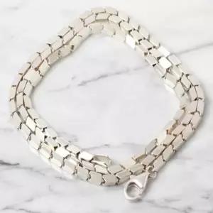 대나무 3mm 은목걸이 남자 여자 실버 체인 부모님 친구 커플 생일 ...