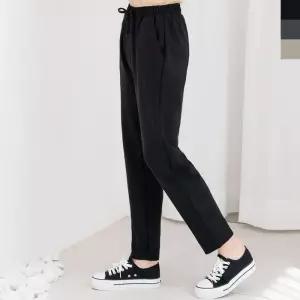 ONM 여자테이퍼드밴딩일자바지 깔끔한 데일리 웨어