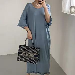 빅사이즈 504 프릴실키오버스판원피스 DRAU192