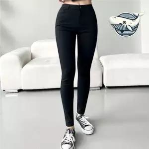 ONM 슬림핏 스판 팬츠 블랙 화이트 데일리 패션