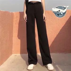 ONM 편안한 기본 블랙 슬랙스 스트레이트핏 사무실