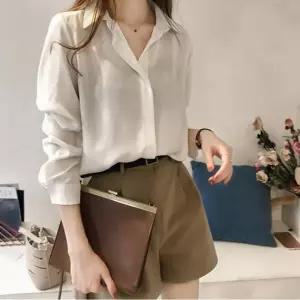 ONM 정장셔츠 4컬러 여자블라우스 셔츠남방 카라셔츠