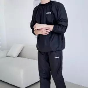 [라일리] Rly 남성 헬스 러닝 밴딩 땀복 긴팔 티셔츠 상하의 세트