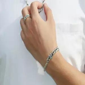 [차차실버]스컬 해골 은팔찌(L SIZE) 남성 여성 커플 순은 유니크 데일리 925실버 졸업 입학