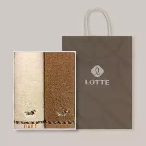 [롯데백화점]닥스타올 하우스훈트세면 2매[선물포장]